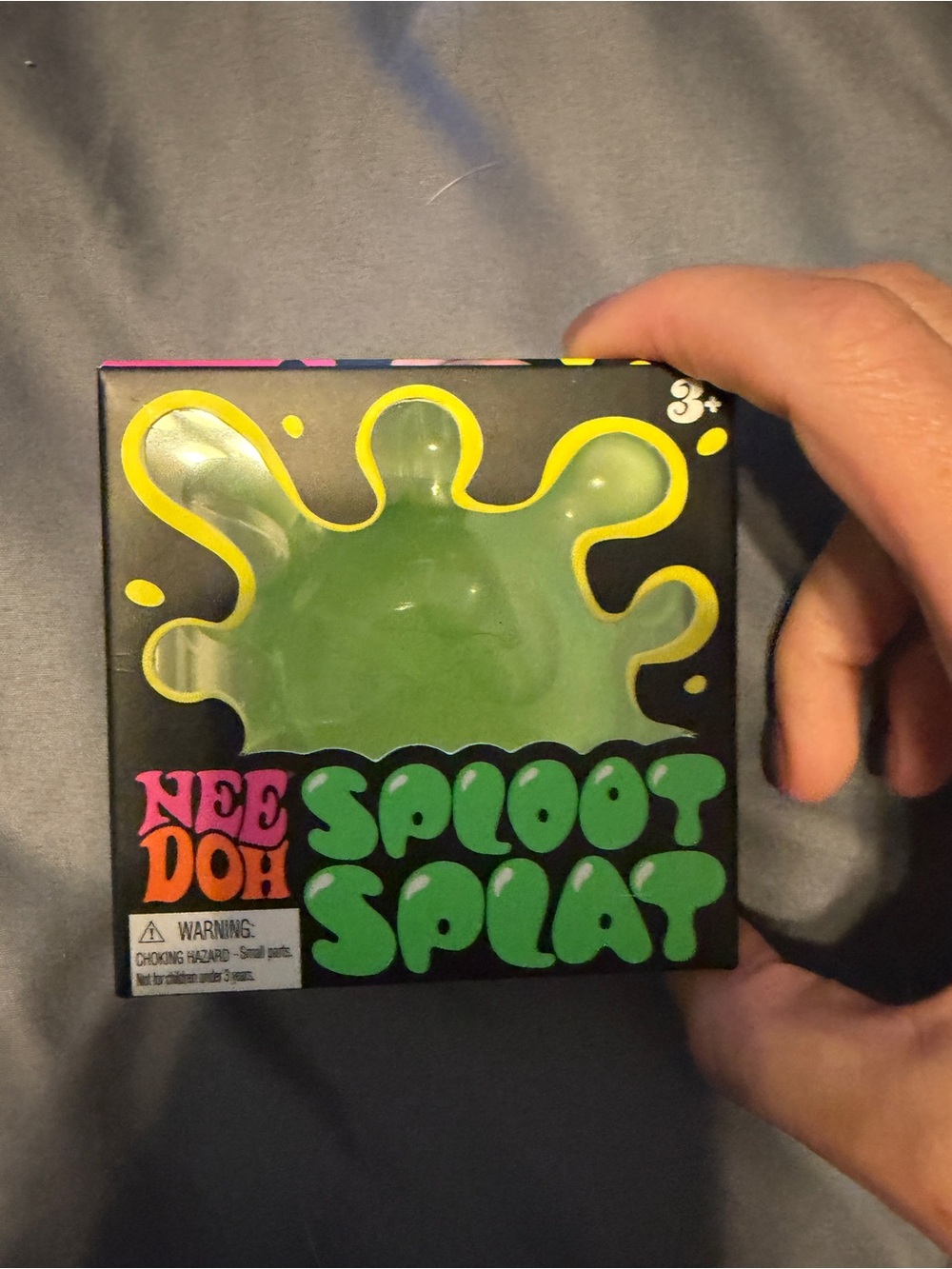 Authentic Needoh Sploot Splat Kids Sensory Toy - Green